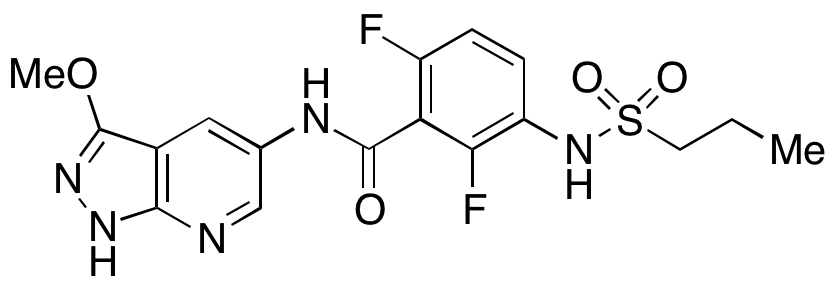2,6-Difluoro-N-(3-methoxy-1H-pyrazolo[3,4-b]pyridin-5yl)-3-(propylsulfonamido)benzamide