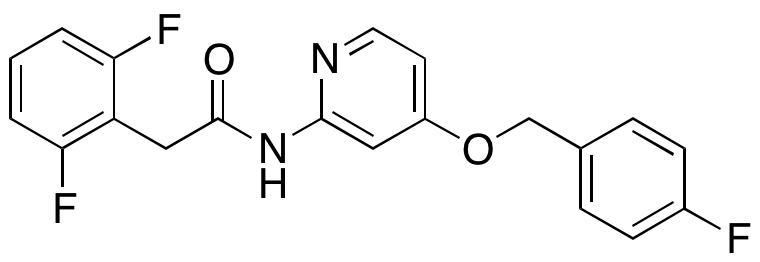 2,6-Difluoro-N-[4-[(4-fluorophenyl)methoxy]-2-pyridinyl]-benzeneacetamide