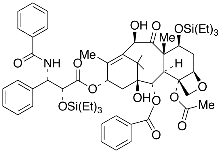 2’,7-Bis-O-(Triethylsilyl) 10-Desacetyl Paclitaxel