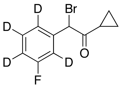 2-Bromo-1-cyclopropyl-2-(3-fluorophenyl)ethanone-d4