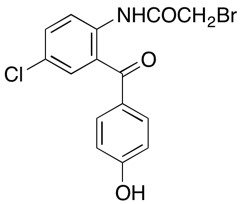 2-Bromo-N-[4-chloro-2-(4-hydroxybenzoyl)phenyl]acetamide