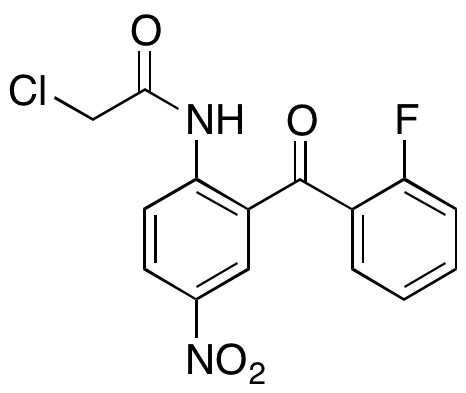2-Chloro-N-[2-(2-fluorobenzoyl)-4-nitrophenyl]acetamide