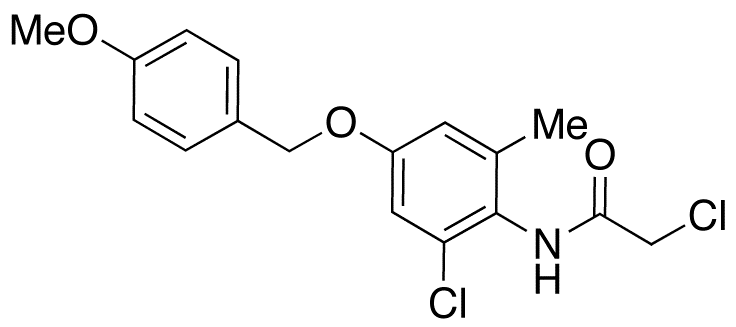 2-Chloro-N-[4-[(4-methoxyphenyl)methoxy]-2-chloro-6-methylphenyl]acetamide