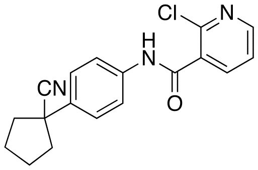 2-Chloro-N-[4-(1-cyanocyclopentyl)phenyl]-3-pyridinecarboxamide