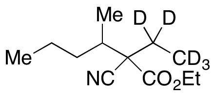 2-Cyano-2-ethyl-3-methylhexanoic Acid Ethyl Ester