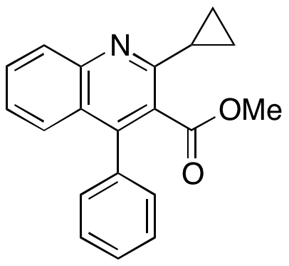 2-Cyclopropyl-4-phenyl-3-quinolinecarboxylic Acid Methyl Ester