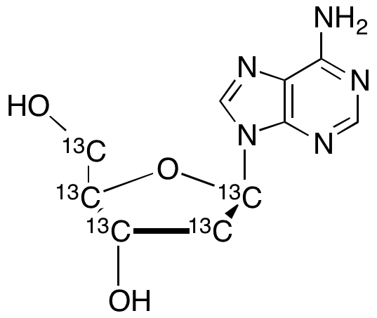 2&rsquo;-Deoxyadenosine-1&rsquo;,2&rsquo;,3&rsquo;,4&rsquo;,5&rsquo;-13C5