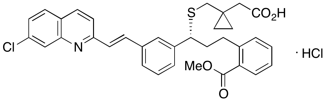 2&rsquo;-Des(1-hydroxy-1-methylethyl)-2&rsquo;-methycarboxy Montelukast Hydrochloride
