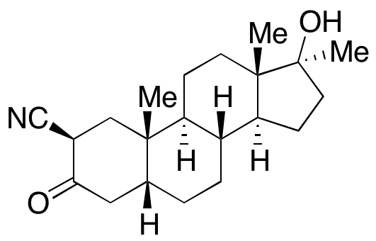 2β-Cyano-17β-Hydroxy-17α-methyl-5β-androstan-3-one