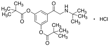 2-tert-Butylamino-3’,5’-dipivaloxyacetophenone, Hydrochloride Salt