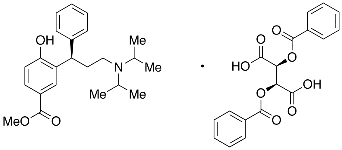 3-[(1R)-3-Bisisopropylamino-1-phenylpropyl-4-hydroxy Benzoic Acid Methyl Ester Dibenzoyl-D-tartaric Acid Salt