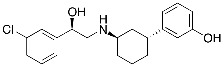 3-((1R,3R)-3-(((R)-2-(3-Chlorophenyl)-2-hydroxyethyl)amino)cyclohexyl)phenol
