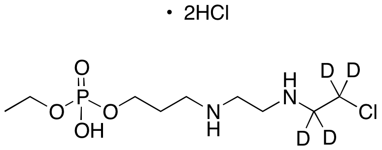 3-((2-((2-Chloroethyl)amino)ethyl)amino)propyl Ethyl Phosphate Dihydrochloride-d4