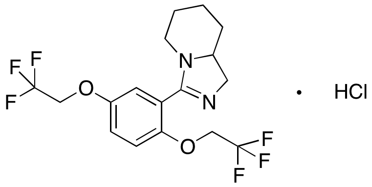 3-[2,5-bis(2,2,2-trifluoroethoxy)phenyl] -1,5,6,7,8,8a-hexahydroimidazo-[1,5a]pyridine Hydrochloride