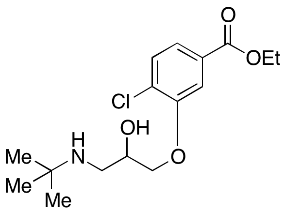 3-(3-(tert-Butylamino)-2-hydroxypropoxy)-4-chlorobenzoic Acid Ethyl Ester