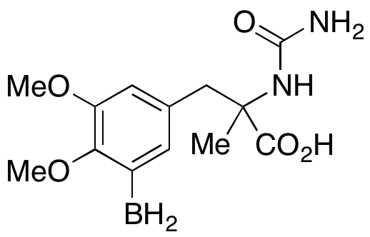 3-(3-Boryl-4,5-dimethoxyphenyl)-2-methyl-2-ureidopropanoic Acid