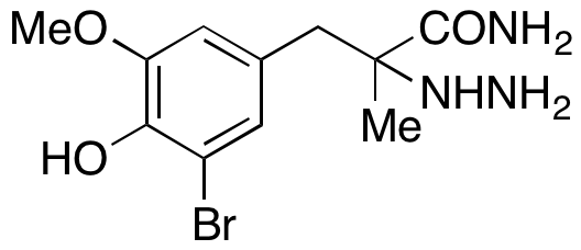 3-(3-Bromo-4-hydroxy-5-methoxyphenyl)-2-hydrazinyl-2-methylpropanamide