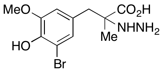 3-(3-Bromo-4-hydroxy-5-methoxyphenyl)-2-hydrazinyl-2-methylpropanoic Acid