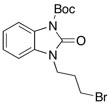 3-(3-Bromopropyl)-2,3-dihydro-2-oxo-1H-benzimidazole-1-carboxylic Acid 1,1-Dimethylethyl Ester