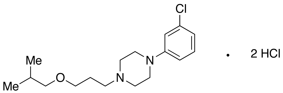 3-[4-(3-Chlorophenyl)piperazin-1-yl]propyl Isobutyl Ether Dihydrochloride