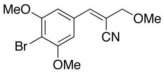 3-(4-Bromo-3,5-dimethoxyphenyl)-2-(methoxymethyl)-2-propenenitrile