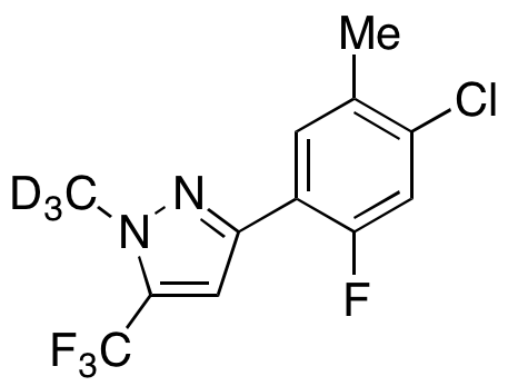 3-(4-Chloro-2-fluoro-5-methylphenyl)-1-methyl-5-(trifluoromethyl)-1H-pyrazole-d3