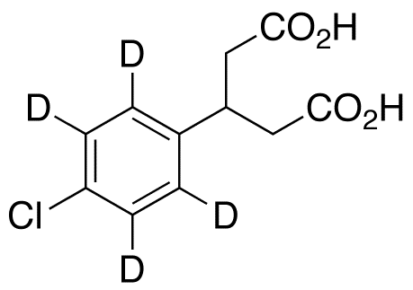 3-(4-Chlorophenyl)glutaric Acid-d4