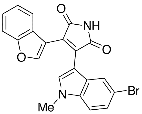 3-(5-Bromo-1-methyl-1H-indol-3-yl)-4-(benzofuran-3-yl)pyrrole-2,5-dione
