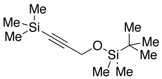 3-[tert-Butyldimethylsilyl]oxy-1-propyn-1-yl]trimethyl-silane