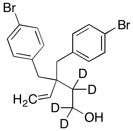 3,3-Bis(4-bromobenzyl)pent-4-en-1-ol-d4