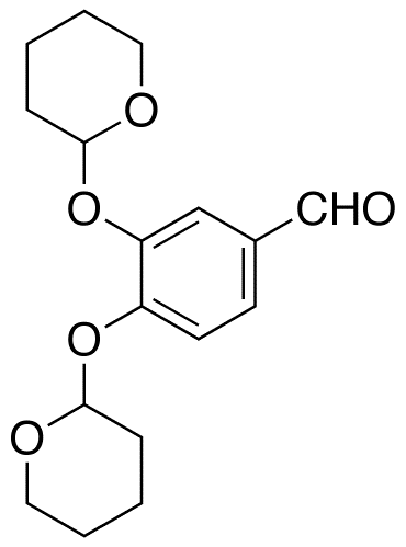 3,4-Di(tetrahydropyran-2-oxy)benzaldehyde (Major)