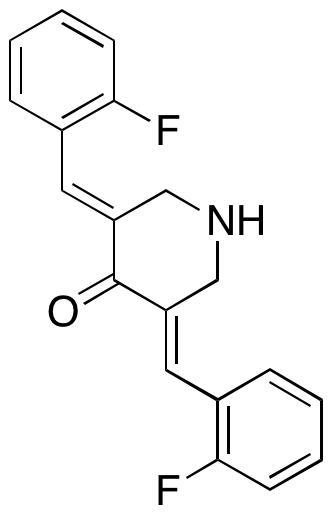 3,5-Bis[(2-fluorophenyl)methylene]-4-piperidinone