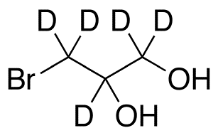 3-Bromo-1,2-propanediol-d5