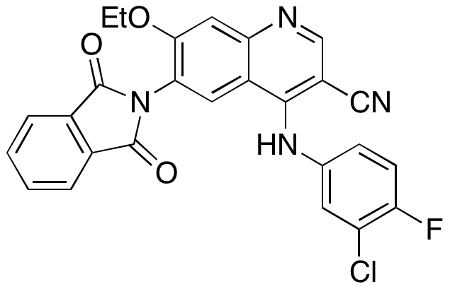 3-Cyano-4-(3-chloro-4-fluoroanilino)-7-ethoxy-6-(phthalimidyl)quinoline