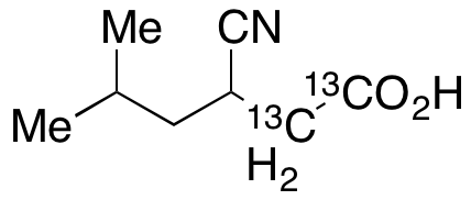 3-Cyano-5-methylhexanoic-13C Acid