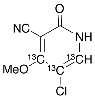 3-Cyano Gimeracil-13C3 Methyl Ether