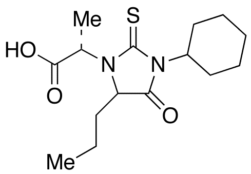 3-Cyclohexyl-1-(2-methyl-ethanoic Acid)-5-propyl-2-thioxo-4-imidazolidinone