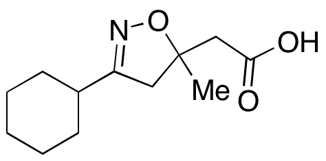 3-Cyclohexyl-4,5-dihydro-5-methyl-5-isoxazolyl Acetic Acid