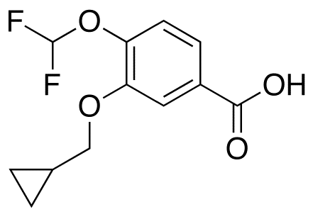 3-Cyclopropylmethoxy-4-difluoromethoxybenzoic Acid