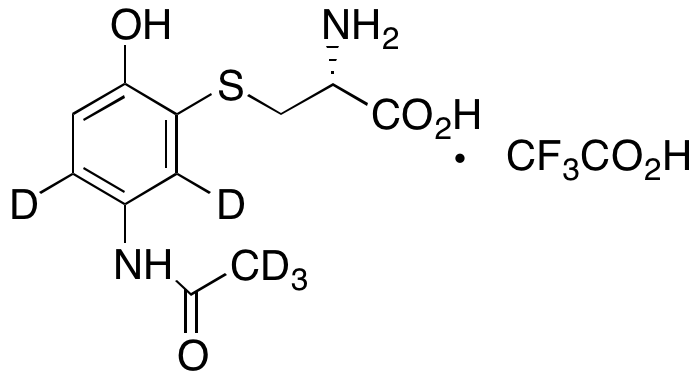 3-Cysteinylacetaminophen-D5 (major), Trifluoroacetic Acid Salt