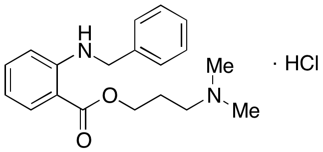 3-Dimethylaminopropyl-2-benzylaminobenzoate Hydrochloride