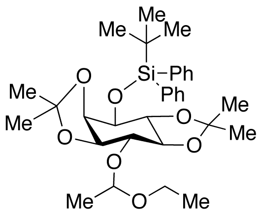 3-O-[(tert-Butyldiphenylsilyl]-6-O-(D,L-1-Ethoxyethyl)-1,2:4,5-bis-O-(1-methylethylidene)-D,L-myo-inositol
