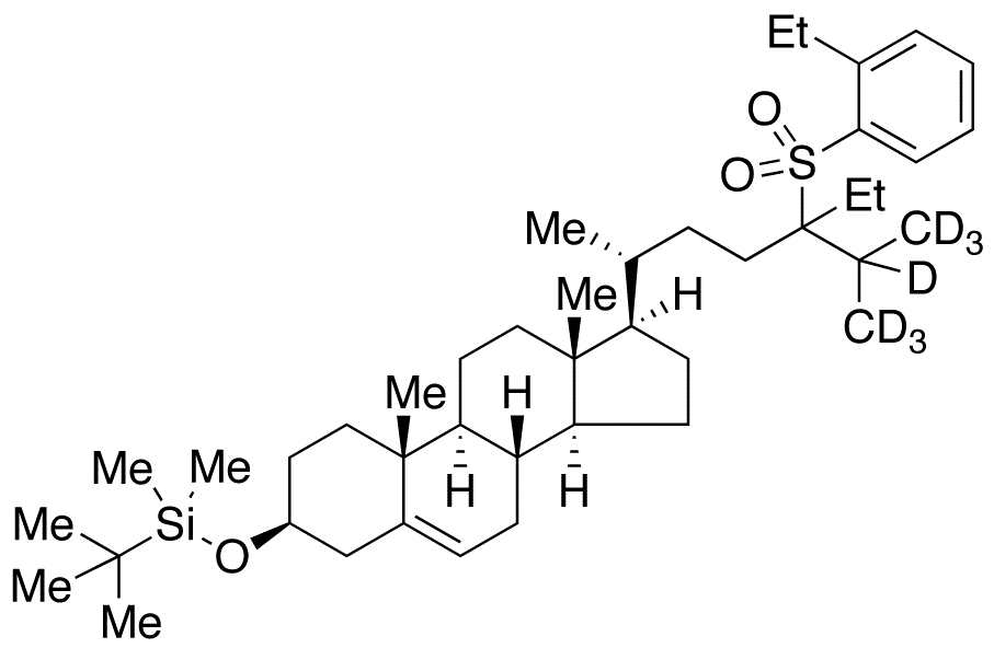 3-O-tert-Butyldimethylsilyl-24-ethyl-24-((2-ethyl)phenylsulfonyl)-cholest-5-ene-3-ol-d7