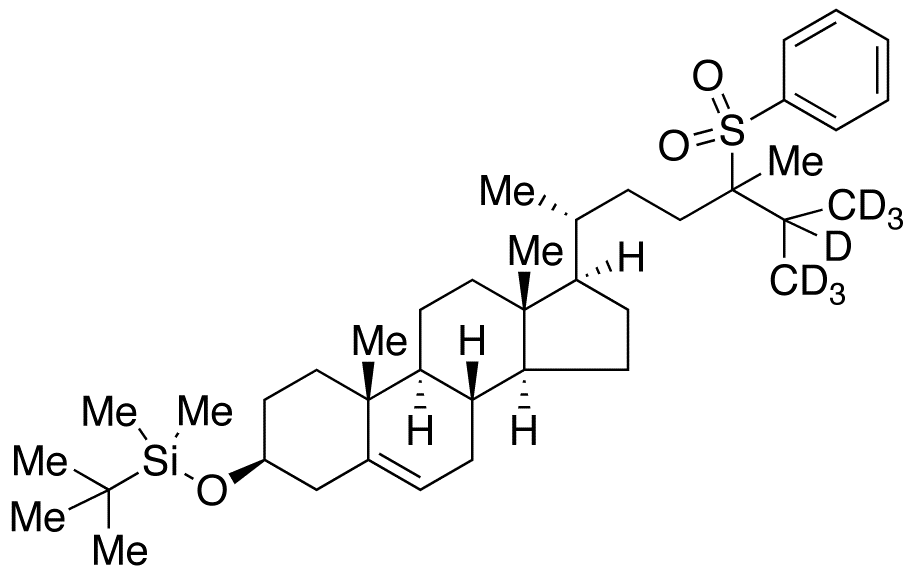 3-O-tert-Butyldimethylsilyl-24-methyl-24-phenylsulfonyl-cholest-5-ene-3-ol-d7