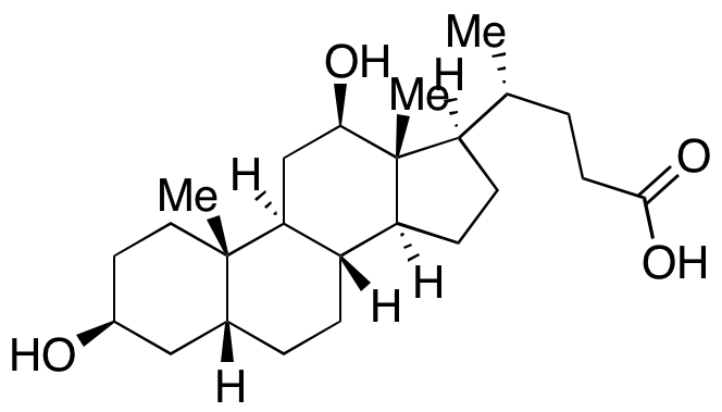3β,12β-Dihydroxy-5β-cholanoic Acid