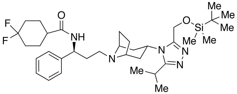 3-tert-Butyldimethylsilyloxymethyl Maraviroc