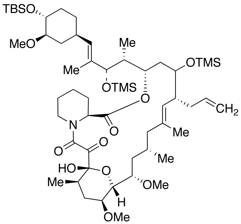 33-O-tert-Butyldimethylsilyloxy-22,27-Di-O-trimethylsilyl-iso-FK-506
