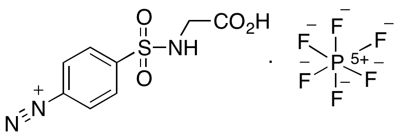 4-[[(Carboxymethyl)amino]sulfonyl]benzenediazonium Hexafluorophosphate