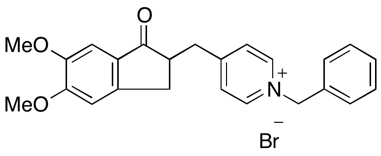 4-[(1,3-Dihydro-5,6-dimethoxy-1-oxo-2H-indenylidene)methyl]-1-(phenylmethyl)-pyridinium Bromide