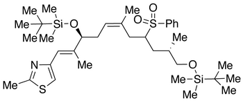 4-[(1E,3S,5Z,8R/S,10S)-3,11-Bis-{[tert-butyl(dimethyl)silyl]oxy}-2,6,10-trimethyl-8-(phenylsulfonyl)undeca-1,5-dienyl]-2-methyl-1,3-thiazole